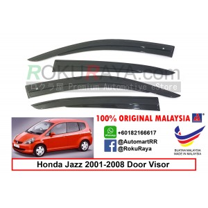 Honda Jazz ( 1st Gen ) 2001–2008 AG Door Visor Air Press Wind Deflector (AG Mugen Design)
